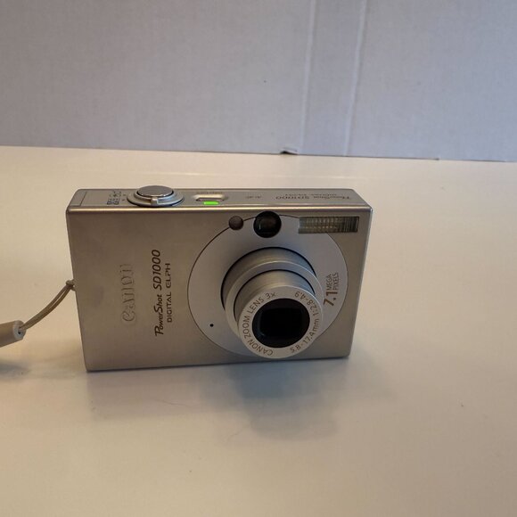 Canon PowerShot SD1000 Digital Elph 7.1 camera bundle - TESTED WORKING - Picture 3 of 16